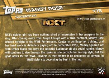 2017 Topps WWE Then Now Forever  #175 Mandy Rose Back