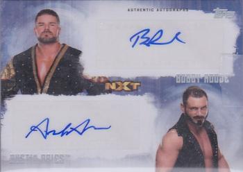 2017 Topps WWE Undisputed - Autographs Dual #UDA-BA Bobby Roode / Austin Aries Front