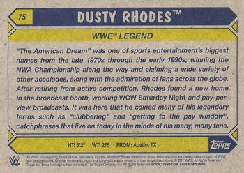 2017 Topps WWE Heritage - Bronze #75 Dusty Rhodes Back
