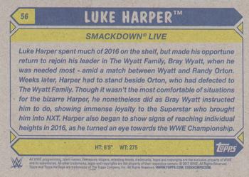 2017 Topps WWE Heritage - Silver #56 Luke Harper Back
