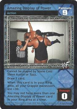 2001 Comic Images WWF Raw Deal Backlash #45 Amazing Display of Power Front