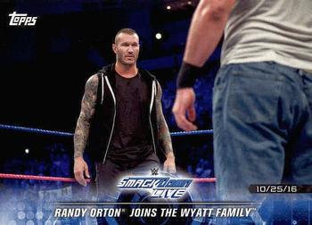 2018 Topps WWE Road To Wrestlemania #59 Randy Orton Joins The Wyatt Family - SmackDown LIVE Front