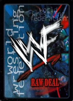 2002 Comic Images WWF Raw Deal:  Mania #106 Booker's Scissor Kick Back