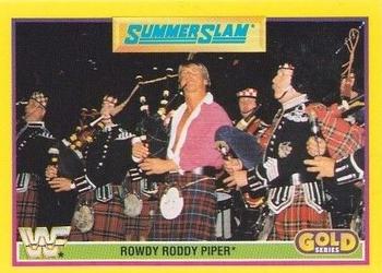 1992 Merlin WWF Gold Series Part 2 #9 Rowdy Roddy Piper Front