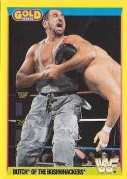 1992 Merlin WWF Gold Series Part 2 #77 Butch of the Bushwhackers Front