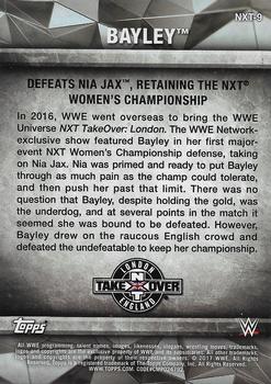 2017 Topps WWE Women's Division - NXT Matches and Moments #NXT-9 Bayley Back