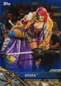 2017 Topps WWE Women's Division - NXT Matches and Moments Blue #NXT-21 Asuka Front