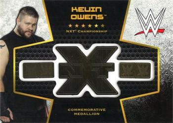 2017 Topps WWE Then Now Forever  - Commemorative Championship Medallion #NNO Kevin Owens Front