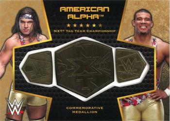 2017 Topps WWE Then Now Forever  - Commemorative Championship Medallion Bronze #NNO American Alpha Front