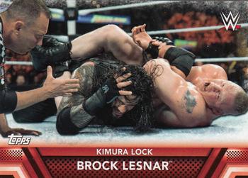 2017 Topps WWE Then Now Forever  - Finishers and Signature Moves #F-4 Brock Lesnar Front