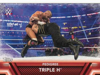 2017 Topps WWE Then Now Forever  - Finishers and Signature Moves #F-9 Triple H Front