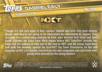 2017 Topps WWE Then Now Forever  - Roster Updates #R-36 Gabriel Ealy Back