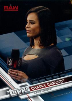 2017 Topps WWE Then Now Forever  - Blue #114 Charly Caruso Front