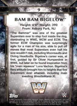 2017 Topps Legends of WWE - Bronze #9 Bam Bam Bigelow Back
