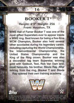 2017 Topps Legends of WWE - Bronze #16 Booker T Back