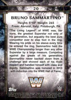 2017 Topps Legends of WWE - Bronze #20 Bruno Sammartino Back