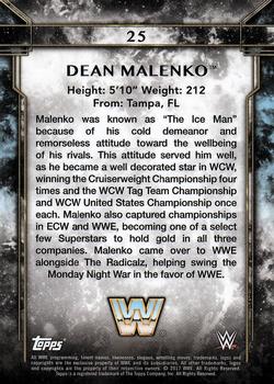 2017 Topps Legends of WWE - Bronze #25 Dean Malenko Back