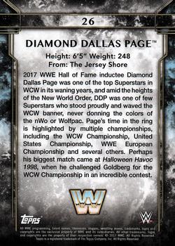 2017 Topps Legends of WWE - Bronze #26 Diamond Dallas Page Back