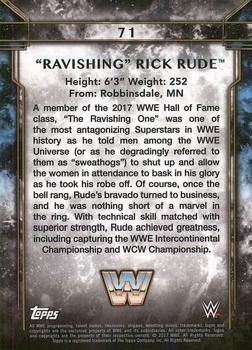 2017 Topps Legends of WWE - Bronze #71 Ravishing Rick Rude Back