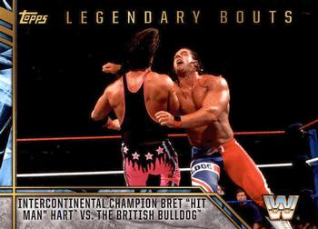 2017 Topps Legends of WWE - Legendary Bouts #5 Intercontinental Champion Bret 