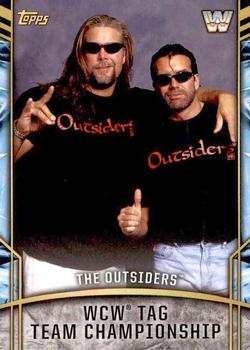 2017 Topps Legends of WWE - Retired Titles #6 The Outsiders Front