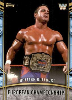2017 Topps Legends of WWE - Retired Titles #13 British Bulldog Front
