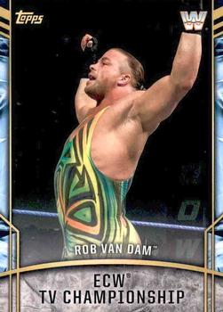 2017 Topps Legends of WWE - Retired Titles #15 Rob Van Dam Front