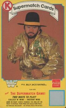 1987 Circle K WWF Supermatch #11 Billy Jack Haynes Front