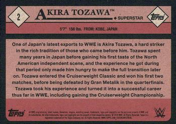 2018 Topps WWE Heritage #2 Akira Tozawa Back