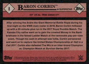 2018 Topps WWE Heritage #8 Baron Corbin Back