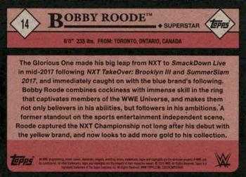 2018 Topps WWE Heritage #14 Bobby Roode Back