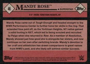 2018 Topps WWE Heritage #46 Mandy Rose Back