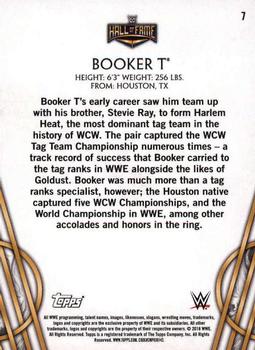 2018 Topps Legends of WWE #7 Booker T Back