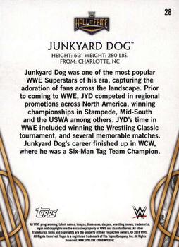 2018 Topps Legends of WWE #28 Junkyard Dog Back