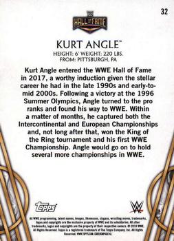 2018 Topps Legends of WWE #32 Kurt Angle Back