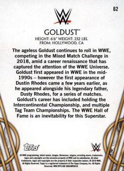 2018 Topps Legends of WWE #62 Goldust Back