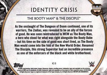 2018 Topps Legends of WWE #IC-5 The Booty Man / The Disciple Back