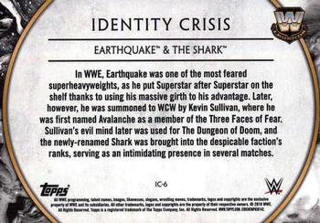 2018 Topps Legends of WWE #IC-6 Earthquake / The Shark Back