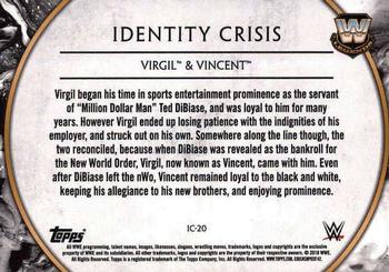 2018 Topps Legends of WWE #IC-20 Virgil / Vincent Back