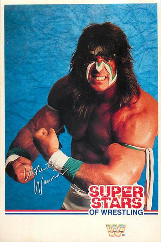 1989 Market Scene Postcards WWF #NNO The Ultimate Warrior Front