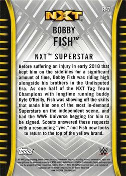 2018 Topps WWE NXT #R-7 Bobby Fish Back
