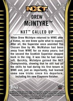 2018 Topps WWE NXT #R-10 Drew McIntyre Back