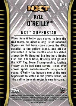 2018 Topps WWE NXT #R-16 Kyle O'Reilly Back