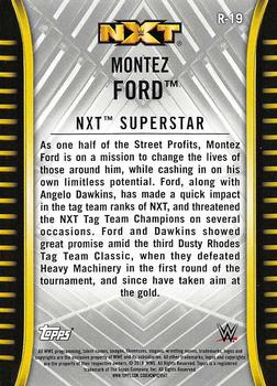 2018 Topps WWE NXT #R-19 Montez Ford Back