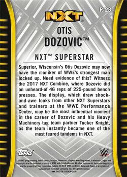 2018 Topps WWE NXT #R-23 Otis Dozovic Back