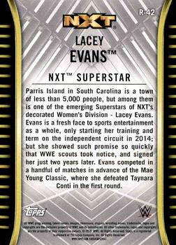 2018 Topps WWE NXT #R-42 Lacey Evans Back