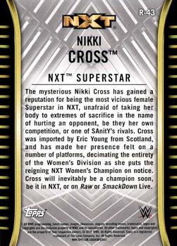 2018 Topps WWE NXT #R-43 Nikki Cross Back