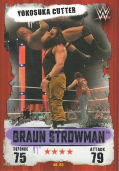 2016 Topps Slam Attax WWE: Takeover #65 Braun Strowman Front