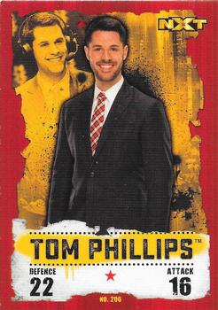 2016 Topps Slam Attax WWE: Takeover #206 Tom Phillips Front