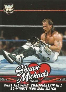2018 Topps WWE - Shawn Michaels Tribute (Part 2) #13 Wins the WWE Championship in a 60-Minute Iron Man Match Front